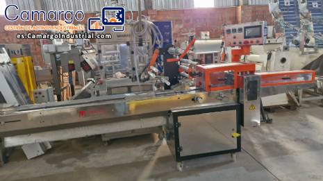 M�quina de envasado flowpack de acero inoxidable WEF M�quinas Maqinox