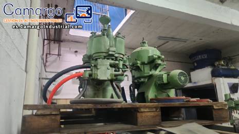 Separador centrfugo Westfalia de 1.000 litros/hora para la purificacin de aceite