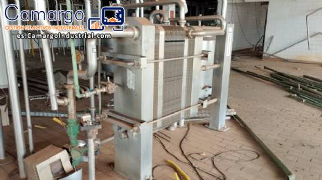 Pasteurizador con intercambiador de calor de placas de acero inoxidable de Brasholanda