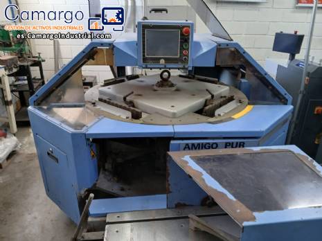 Encoladora autom�tica de gr�ficos de lomo cuadrado M�ller Martini