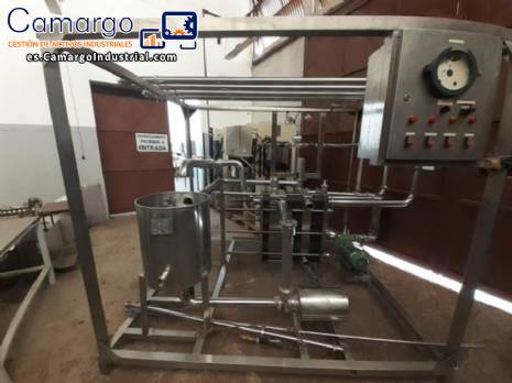 Pasteurizador de placa de acero inoxidable 10.000 L West Equipamentos