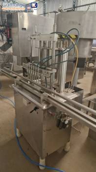 Lineal de llenado 6 quemadores de acero inoxidable