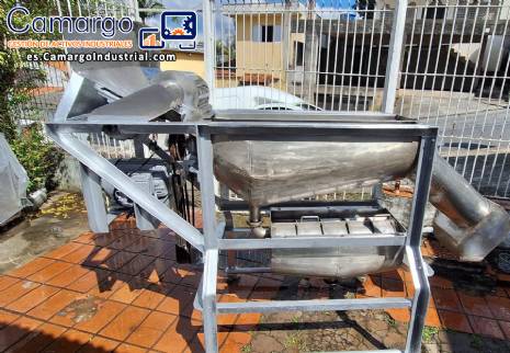 Pulpera de acero inoxidable de 3 etapas de 3.000 kg por hora