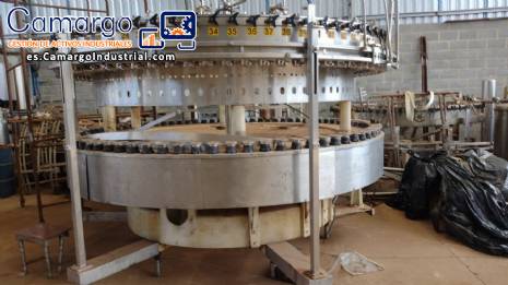 Mquina llenadora rotativa de acero inoxidable para bebidas carbonatadas monobloque KHS