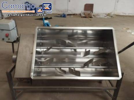Mezclador de paletas de acero inoxidable Seleto Industrial de 200 kg