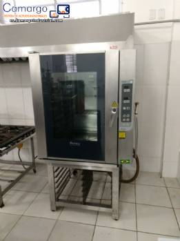 Horno combinado en acero inoxidable Pr�tica