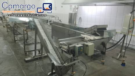 L�nea para la fabricaci�n de pajitas de masa frita para relleno Toshiro  Braslaer