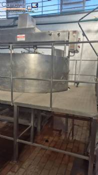 Tanque para produccin y coagulacin de queso 5.000 L