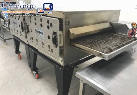 Horno t�nel industrial para cocinar alimentos