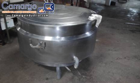 Olla de 50L en acero inoxidable – Fabricaciones Inox