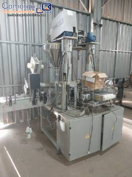 Sistema de lnea de llenado de latas Masipack Neife Brapenta para productos en polvo