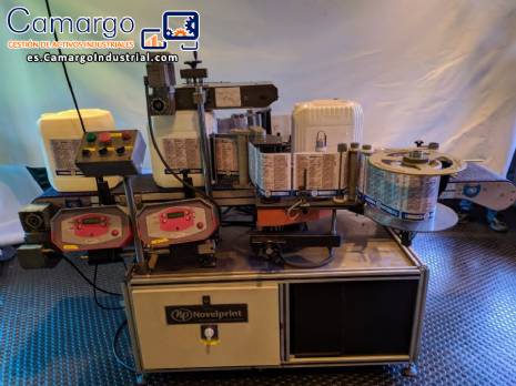 Etiquetadora industrial automtica 20 L Noveltech