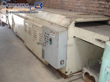 T�nel de enfriamiento con l�mina de acero inoxidable