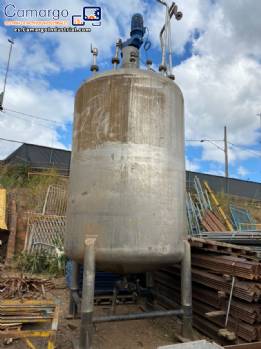 Tanque de mezcla de acero inoxidable JEMP de 10.000 litros