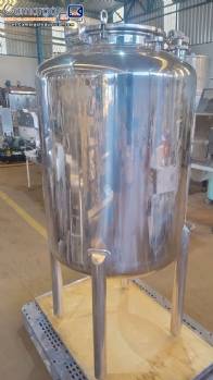 Tanque depsito hermtico en acero inoxidable 316 de 600 litros