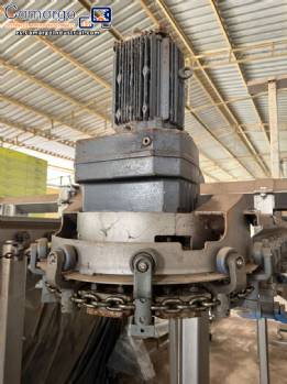 Cortadora de patas Cortadora de patas Cortadora de muslos de pollo 12.000 pollos por hora Marel Stork