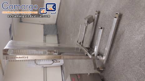 Carretilla elevadora manual compacta L320 GT de acero inoxidable