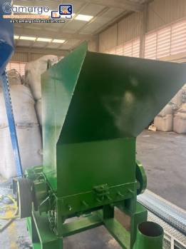 Molino de cuchillas rotativas para reciclaje de PP, PET, PS, ABS, caucho 25 HP