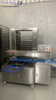 Alineador organizador de galletas en bandejas 200 unidades por minuto