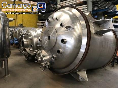 Reactor de presi�n de vac�o 4.000 L Inoxil