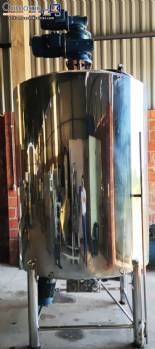 Reactor herm�tico tanque encamisado en acero inoxidable 316 2.800 L