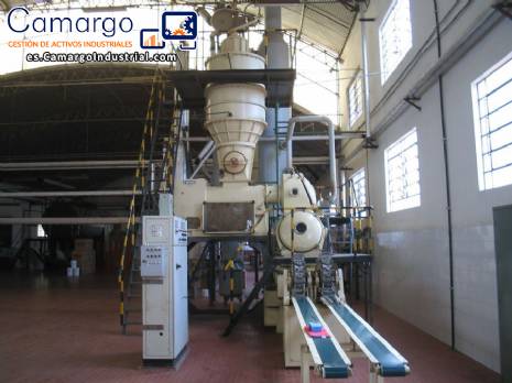 Estructura completa de la extrusora triplex 3.000 kg/h Mazbra Grupo Mazzoni