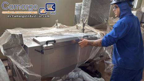 Procesador autom�tico de mollejas, 7.000 unidades por hora, Usinox, a�o 2020