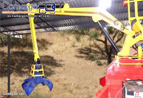 Grifo mec�nico de 180� a 2 toneladas Metal�rgica Global