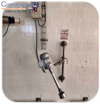 Agitador, dispersor, mezclador y homogeneizador de acero inoxidable Artinox para lquidos, 0,75 HP.