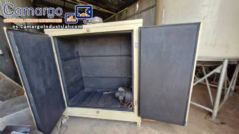 Horno con calentamiento por resistencia.