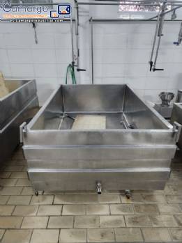 Tanque encamisado de acero inoxidable para produccin de queso 1500 litros