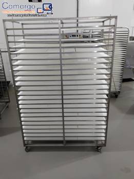 Carro esqueleto de acero inoxidable