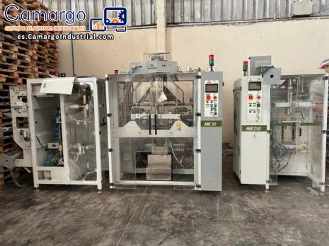 M�quina de envasado Indumak MM 250 y empacadora MK 30