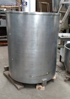 Depsito de acero inoxidable de 800 L