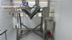 Mezclador en V de acero inoxidable, 50 kg, HEFESTO do Brasil