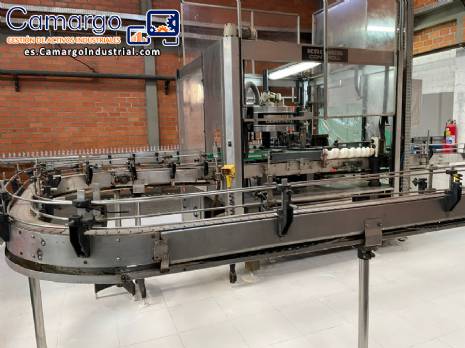 Etiquetadora automtica Krones Contiroll 12.000 botellas por hora