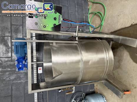 Cacerola eléctrica y de gas con camisa de acero inoxidable para mermeladas y conservas, 250 litros, Inoxmar. Cacerola eléctrica y de gas con camisa de acero inoxidable para mermeladas y conservas, 250 litros, Inoxmar.