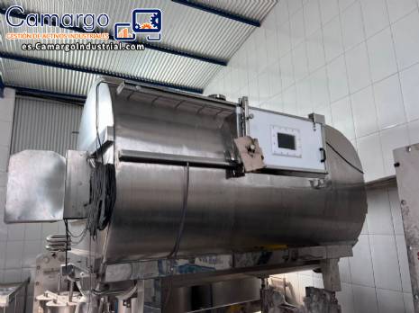 Línea de producción continua para queso Minas Frescal, 2.000 litros, acero inoxidable. Línea de producción continua para queso Minas Frescal, 2.000 litros, acero inoxidable.