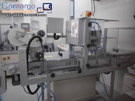 Máquina etiquetadora aplicadora de etiquetas Tecmaes TM100 Máquina etiquetadora aplicadora de etiquetas Tecmaes TM100