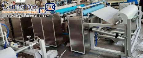 Máquina rebobinadora de no tejidos para toallitas húmedas y secas en rollos Máquina rebobinadora de no tejidos para toallitas húmedas y secas en rollos