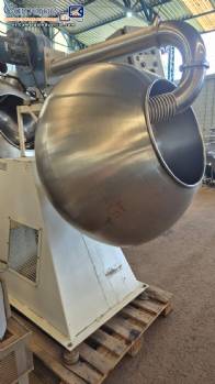 Recipiente de recubrimiento liso de acero inoxidable con soplador de aire caliente, Apitec 300 litros Recipiente de recubrimiento liso de acero inoxidable con soplador de aire caliente, Apitec 300 litros